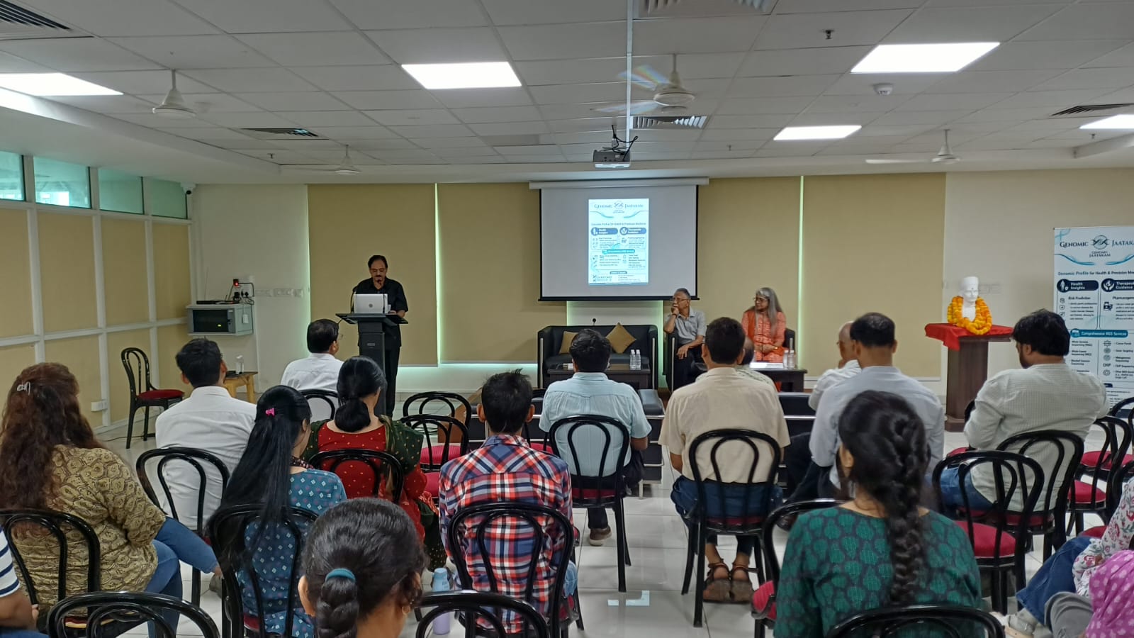 Photograph of CME on “Genomic Jaatakam”