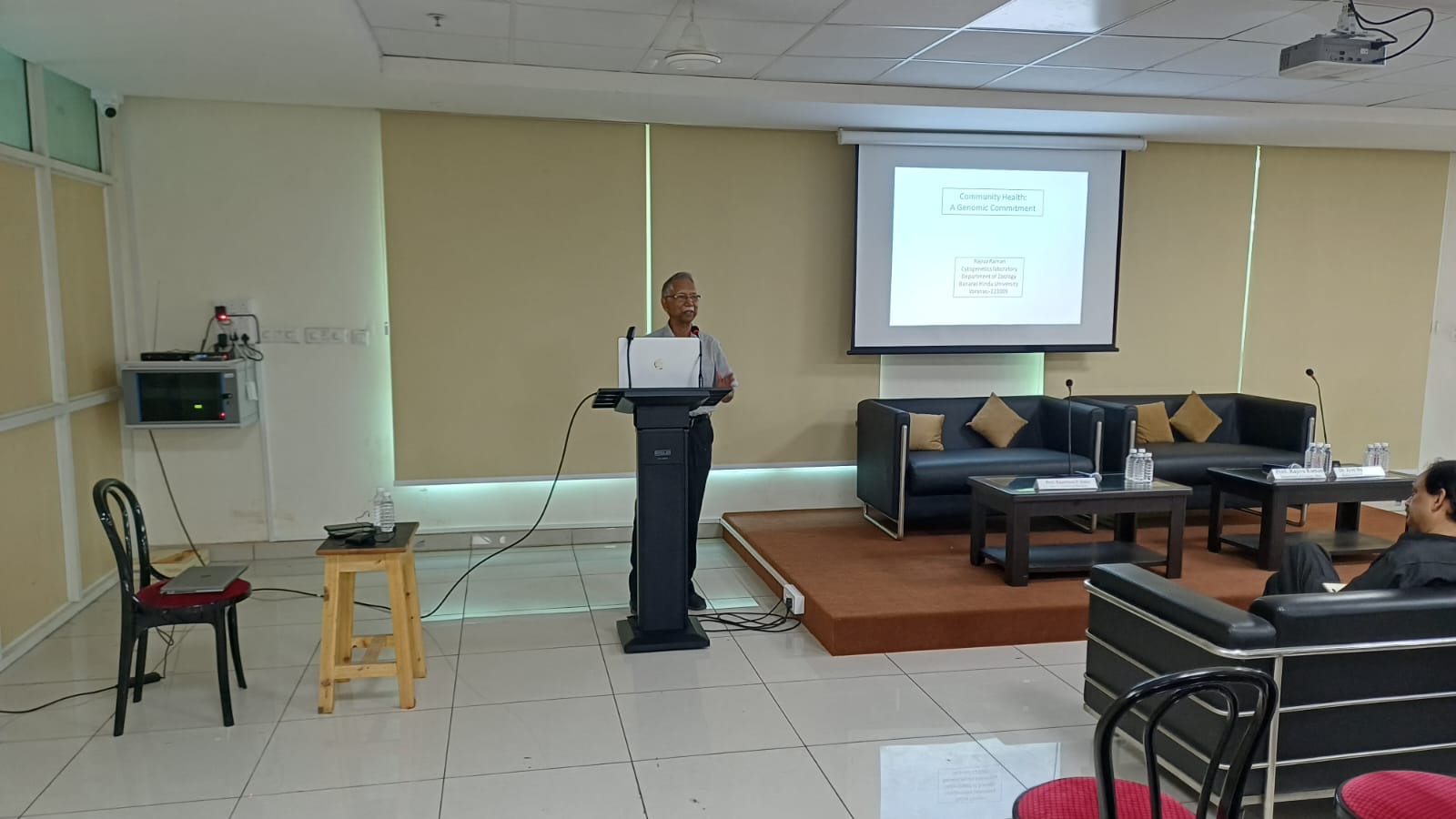 Photograph of CME on “Genomic Jaatakam”